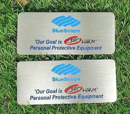 ป้ายสแตนเลสกัดกรด