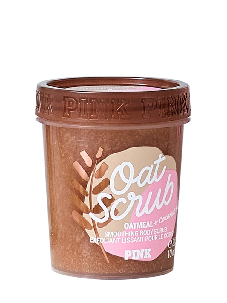 ของแท้จากช้อปอเมริกา Victoria's secret PINK Oat Scrub 10 oz (283 g) Smoothing body scrub สครับขัดผิว ผิวสดชื่น กระจ่างใส