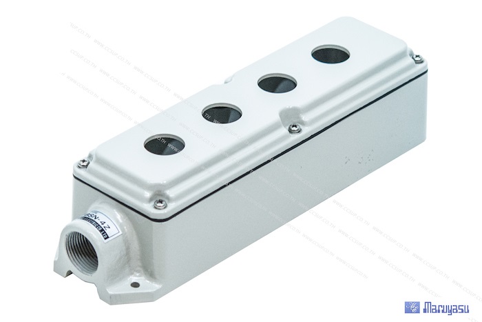 MARUYASU BN-4Z กล่องอลูมิเนียมกันน้ำ 4ช่อง φ30 mm.. IP44