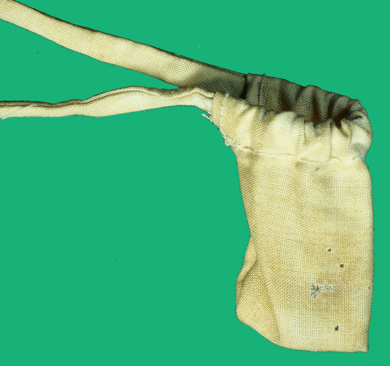 ขายแล้ว*36358 ถุงเหนี่ยวทรัพย์ ไม่มีเครื่องรางของขลัง ไม่ทราบที่และปีสร้าง เก่า 12