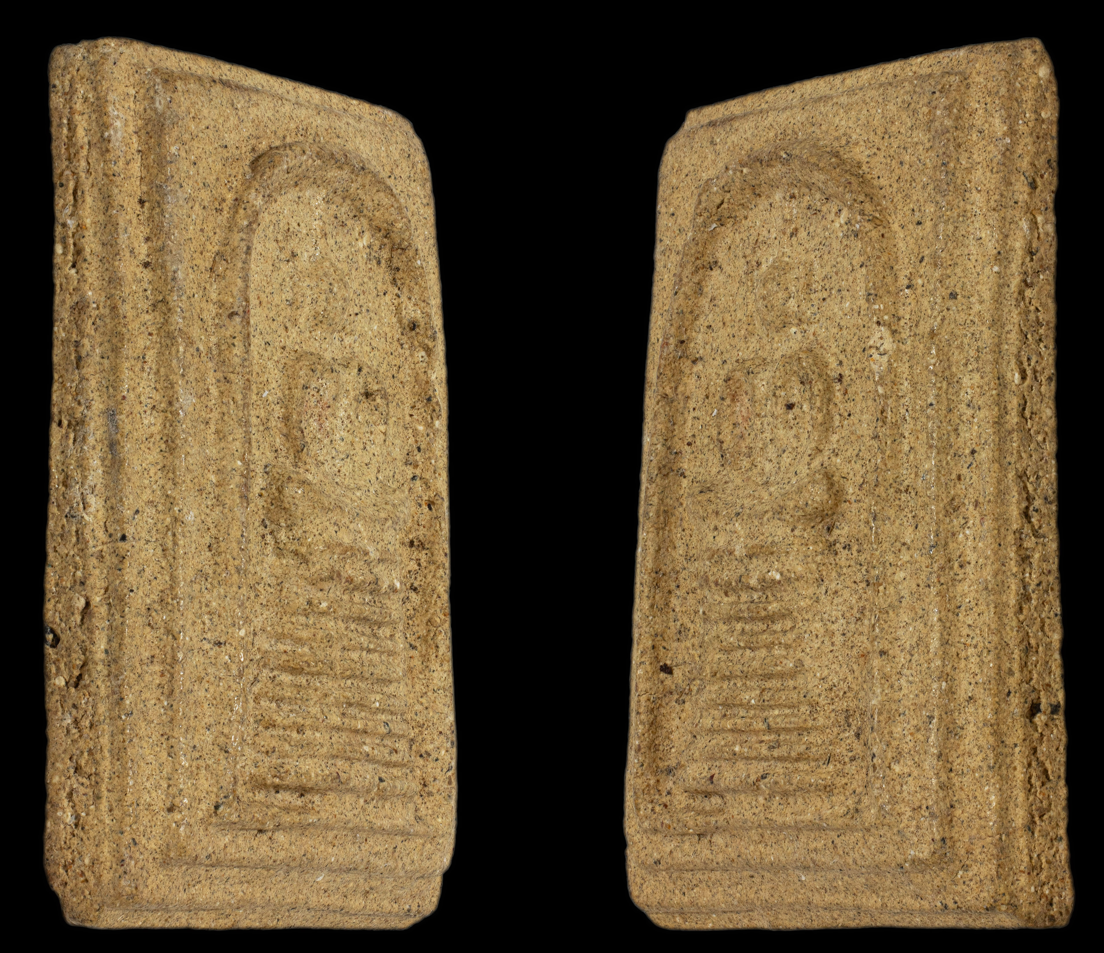 พระสมเด็จหลวงพ่อกวย พิมพ์เกศไชโย 9 ชั้น เนื้อผงน้ำมันผสมทรายเสก วัดโฆษิตาราม ปี 2515