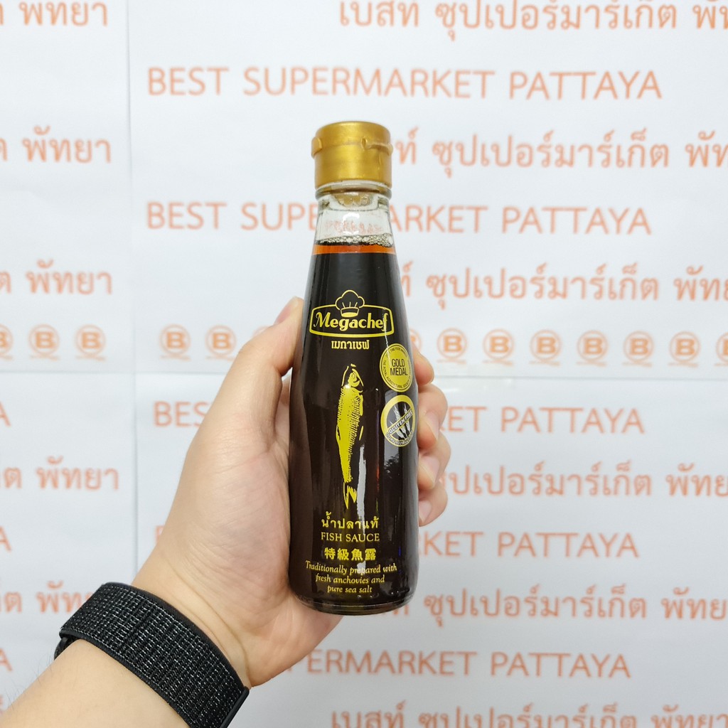 เมกาเชฟ น้ำปลาแท้ 200 มล. Megachef Fish Sauce 200 ml.
