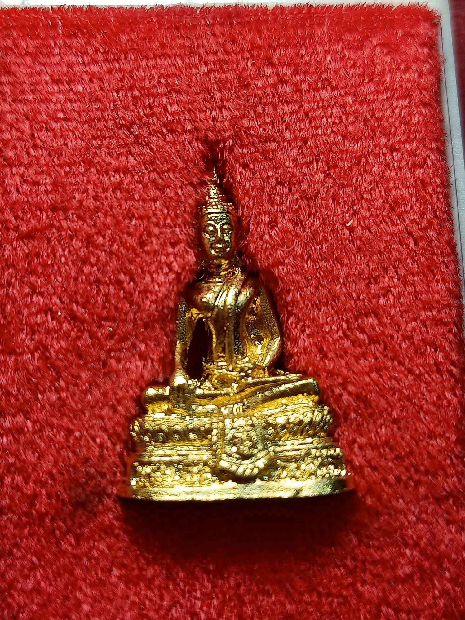 พระกริ่ง พระเจ้าองค์ตื้อ วัดศรีชมภูองค์ตื้อ จ.หนองคาย พร้อมกล่อง (SKU-03594)