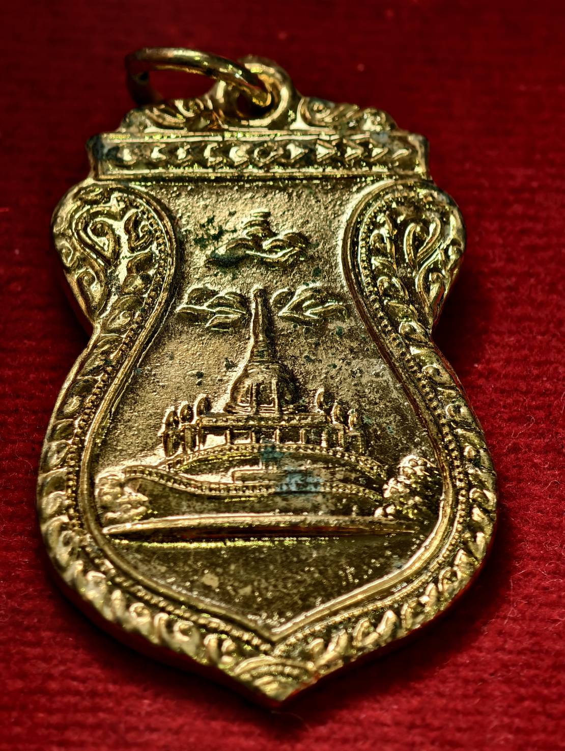 เหรียญภูเขาทอง วัดสระเกศราชวรมหาวิหาร กรุงเทพมหานคร ปี 2497 SKU-13600)