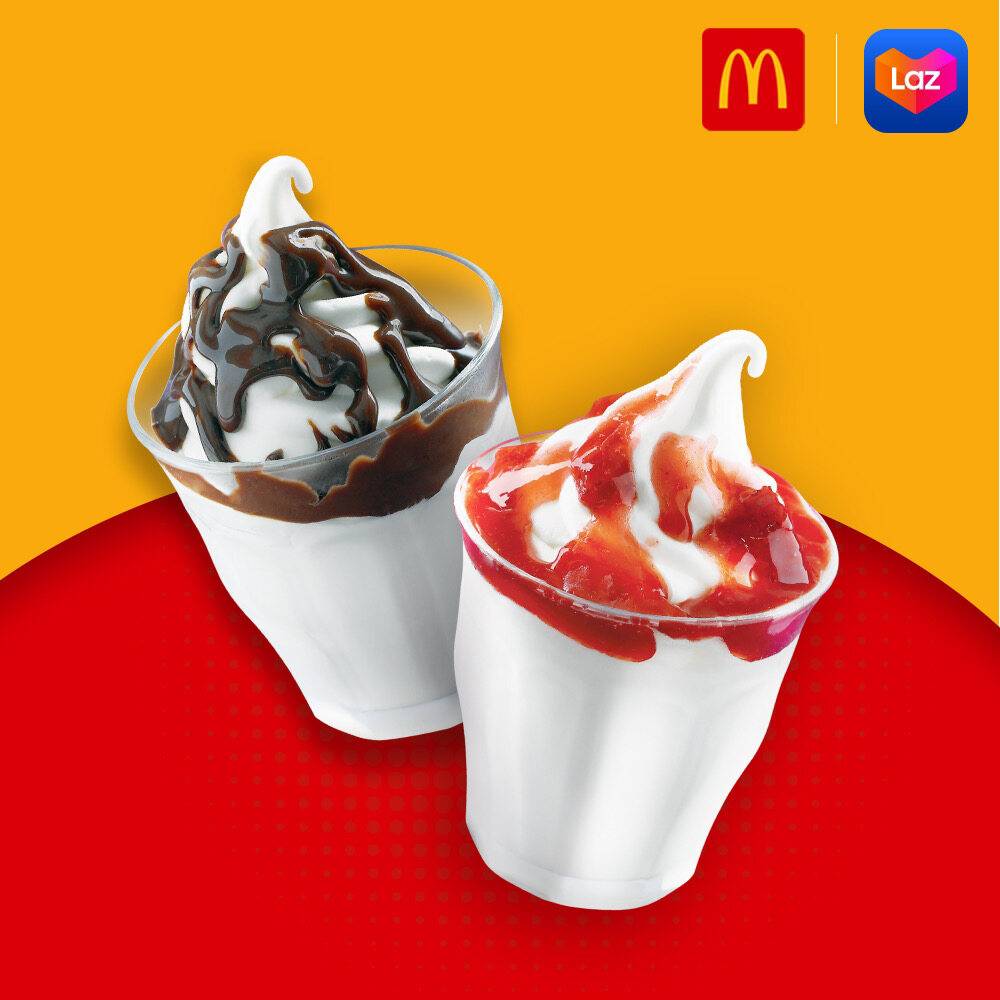 E-voucher McDonald's Chocolate Sundae / Strawberry Sundae
