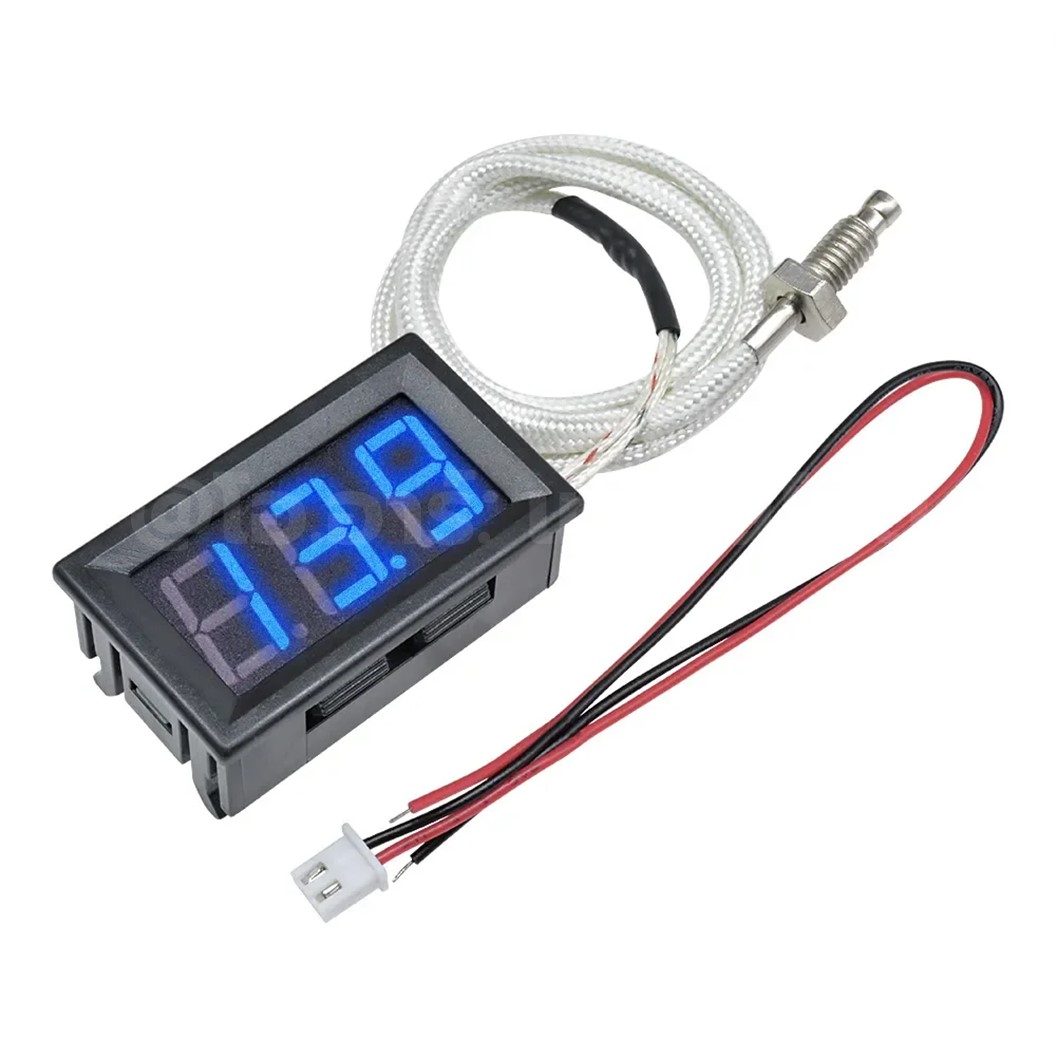 TC001 เครื่องวัดอุณหภูมิ เทอร์โมมิเตอร์ 0.56” LED 12V Thermometer Temperature meter (-50°C-110°C)