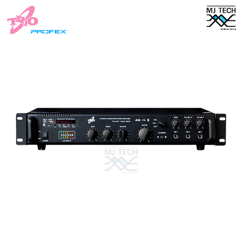 TRIO แอมป์ขยายเสียง ขนาด 1000W รุ่น TR-319 BT
