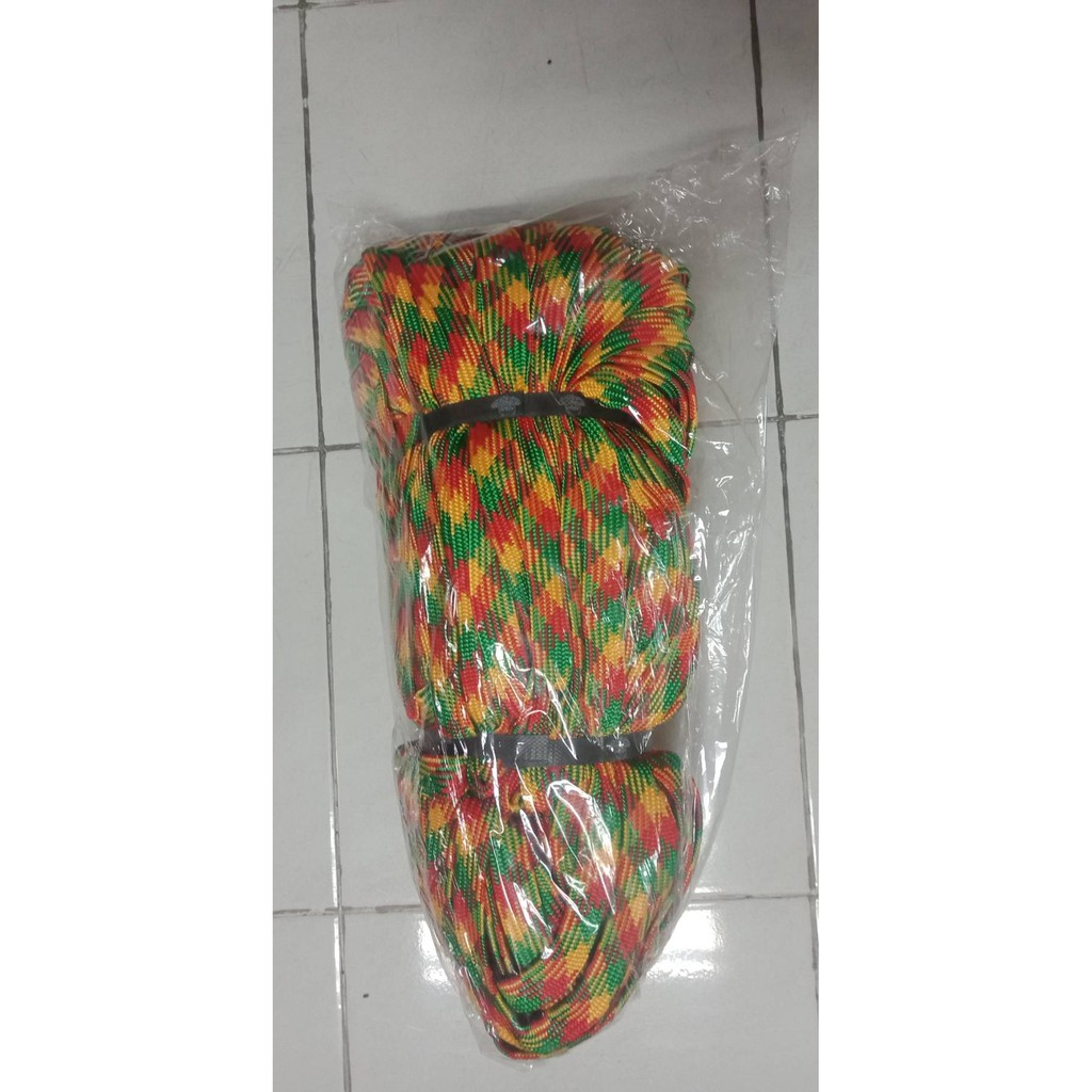 เชือกผ้าแบน เชือกถักแบน 3/4" (6 หุน) ยาวประมาณ 100 ม. เชือกมัดของ(ราคารวมแวท) รัดของ เชือกไนล่อนแบน เชือกแบน เช