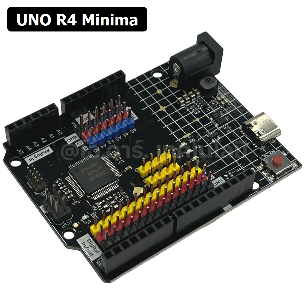 บอร์ดอาร์ดูโน่ Arduino UNO R4 Minima Chinese Version (Black Edition)