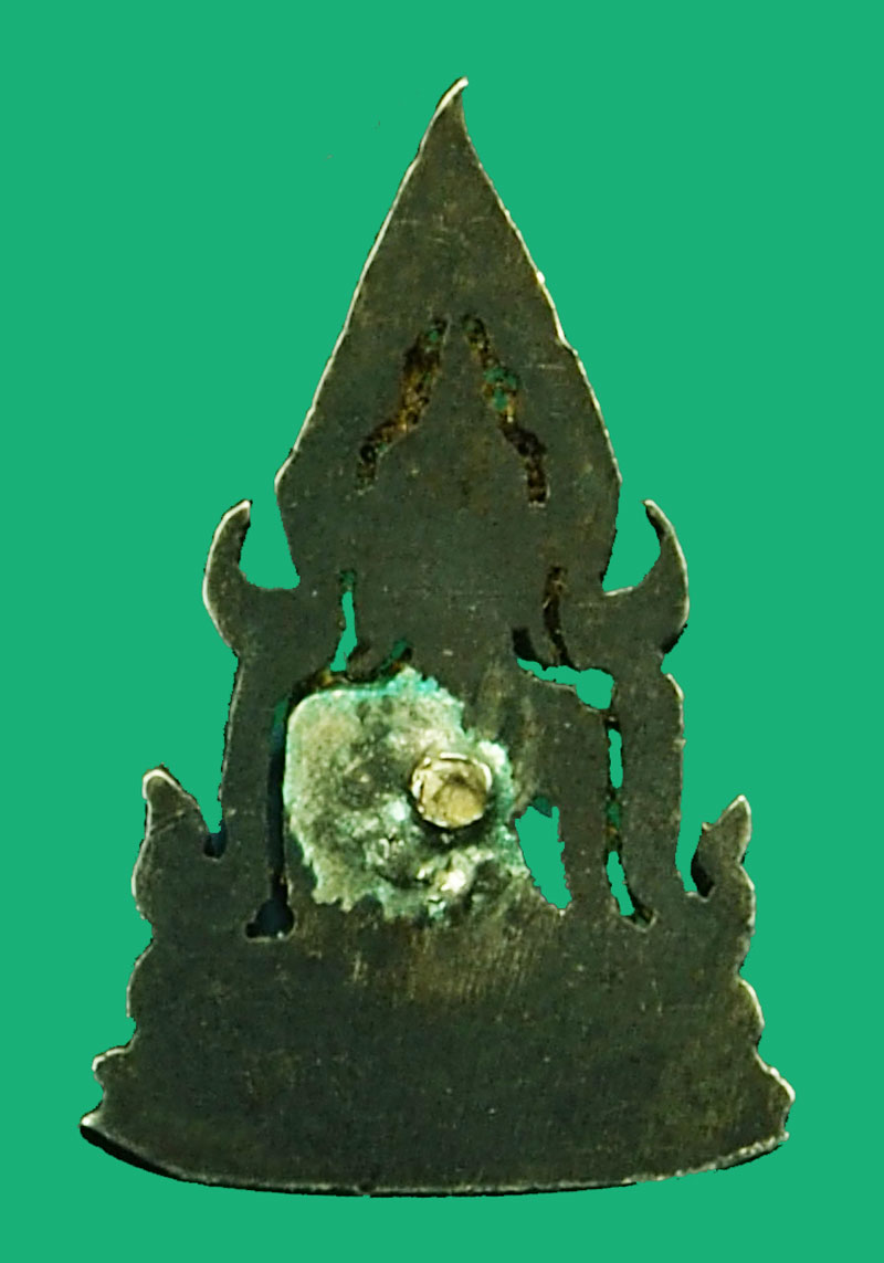 ขายแล้ว*35993 กลัดรูปพระพุทธชินราช วัดพระศรีมหาธาตุ พิษณุโลก(ตัวหมุดหลุดหาย) ขนาดความสูงประมาณ 1 เซนติเมตร เนื้อเงิน 54