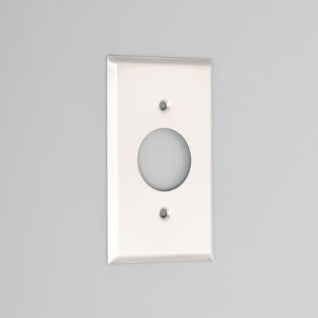 AMERICAN DENKI 7071S 1-Gang 1-Receptacle, φ35.5×1, Mounting Screw Spacing 60.5 Wall Plate [Stainless]