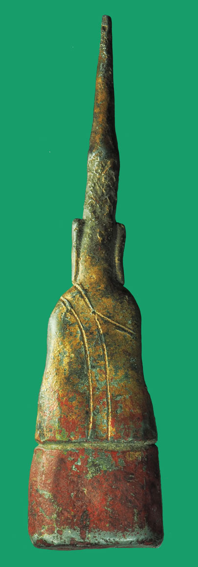 *33741 พระศิลปล้านช้าง เนื้อชินผสมตะกั่วพลวง เก่าๆ ขนาดตามภาพ 2