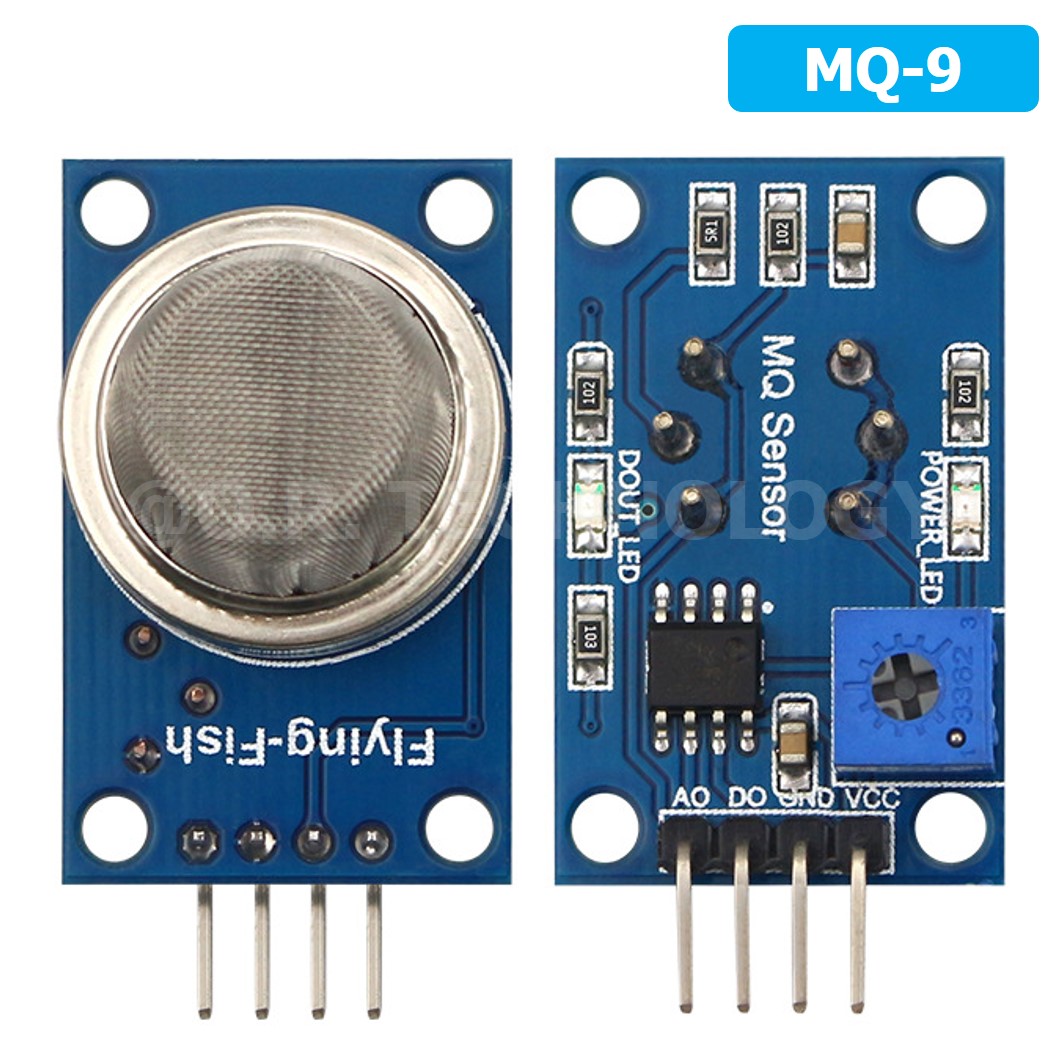 AB053 MQ-9 เซนเซอร์ตรวจจับ ก๊าซคาร์บอนมอนอกไซด์ ก๊าซติดไฟ CO Carbon Monoxide Methane Liquefied Gas Sensor Detection เซนเซอร์แก๊ส เซนเซอร์ตรวจจับก๊าซ