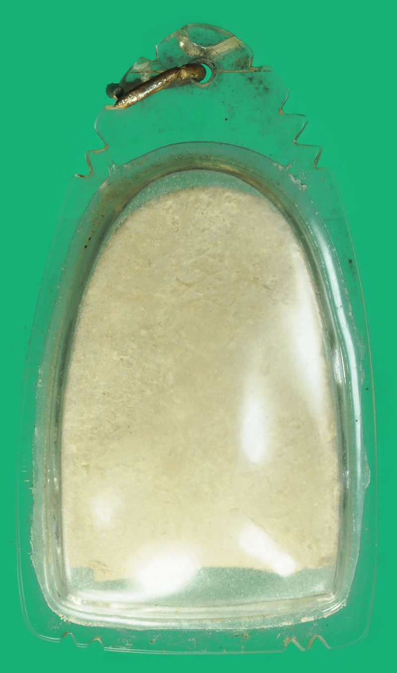 *37467 พระผงหมอชีวกกุมารภัทจ์ ไม่ทราบที่และปีสร้าง เลี่ยมพลาสติกเก่า 3