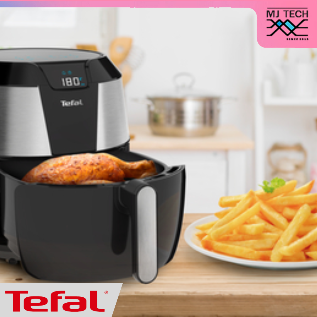 Tefal หม้อทอดไร้น้ำมัน หน้าจอดิจิตอล EASY FRY XXL รุ่น EY702D66 ความจุ 5.6 ลิตร กำลังไฟ 1,850 วัตต์ รับประกัน 2 ปี