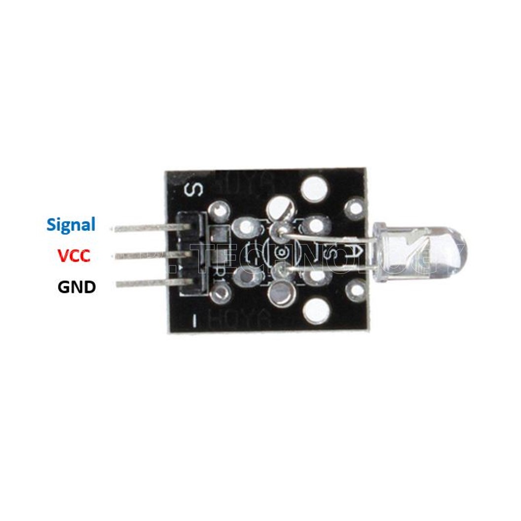 (1ชิ้น) AB034 โมดูล ส่งข้อมูลแบบอินฟราเรด KY-005 Infrared Transmit Sensor Module โมดูล ส่งสัญญาณอินฟราเรด