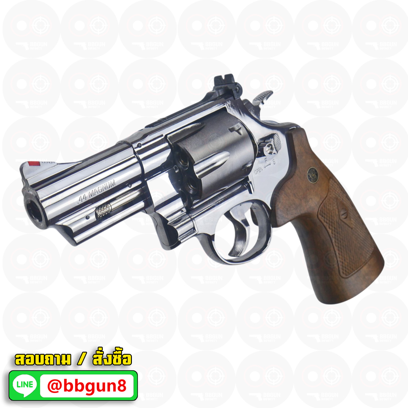 UMAREX / S&W M29 3 Inch Co2 Revolver Silver บีบีกัน ลูกโม่ 3 นิ้ว สีเงิน Co2 BB GUN