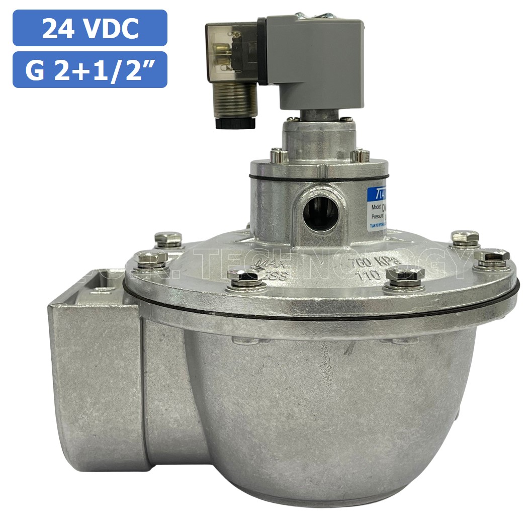 (1ชิ้น) DMF-Z-62 24VDC วาล์วพัลส์ดักฝุ่น อลูมิเนียม 2 Way Right Angle Solenoid Pulse Valve Aluminum Alloy Dust Collector