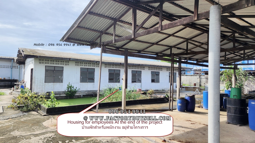 工厂出售,尺寸 10 莱,有许可证工厂 (Rg. 4), Krathum-Baen District, Samut-Sakhon ขายโรงงาน 10 ไร่ มีใบ รง.4 กระทุ่มแบน สมุทรสาคร