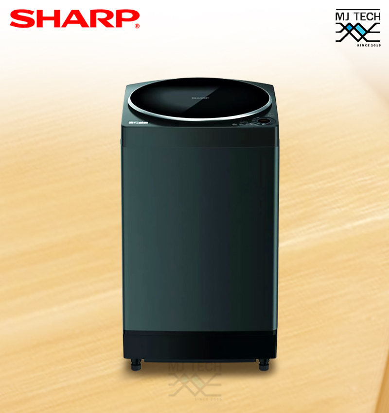 SHARP เครื่องซักผ้าฝาบน ขนาด 10 kg รุ่น ES-W10HT-GY **ส่งฟรี**