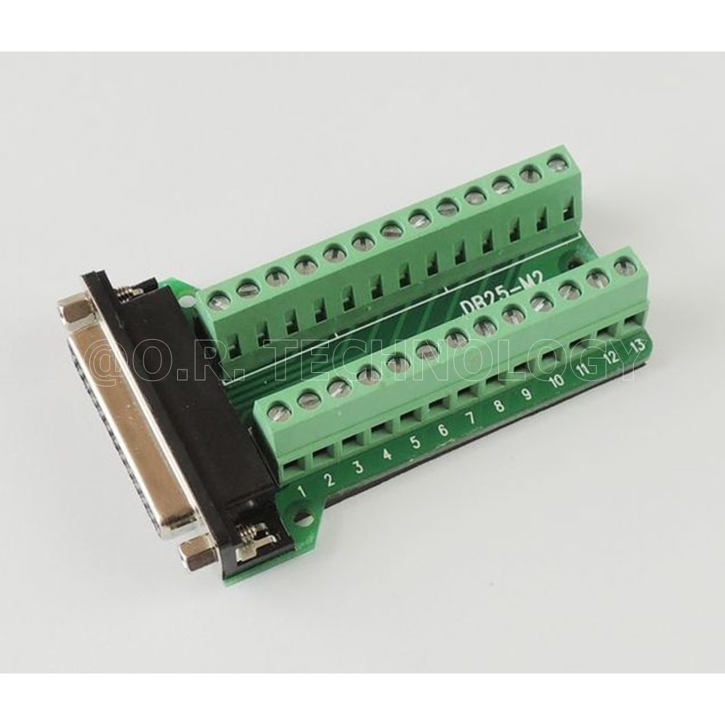 (1ชิ้น) NA475 หัวแปลง ตัวเมีย DB25-M2 DB25 to Terminal with Nut