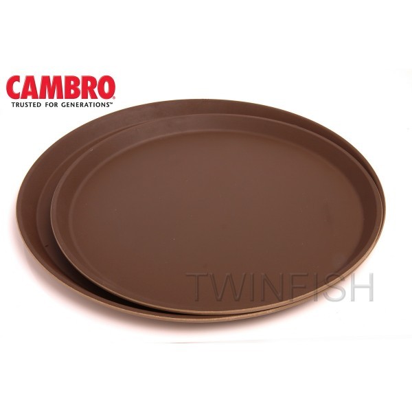 NST-014CAMBRO ถาดเสิร์ฟกันลื่นชนิดตกไม่แตก แบบกลม 14 นิ้ว