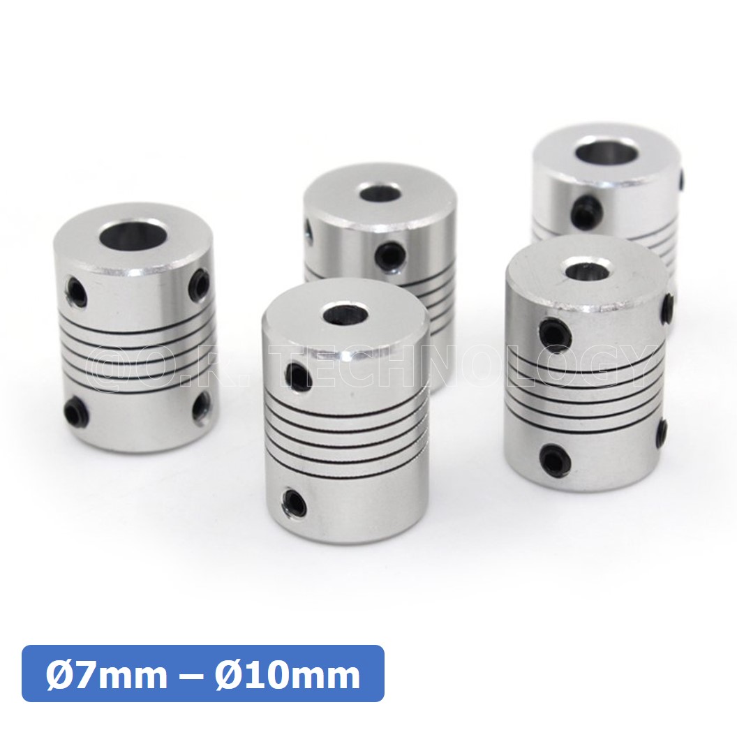 (1ชิ้น) KR459 7-10 คัปปลิ้ง ข้อต่อเพลามอเตอร์ คัปปิ้ง มอเตอร์ ข้อต่อแกนมอเตอร์ Elastic Coupling ขนาดรูเพลา 7mm-10mm