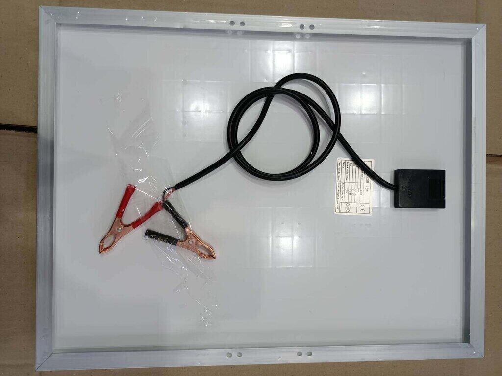 แผงโซล่าเซลล์ 18V 20W ชนิด monocrystalline Silicon ขนาด 20W สินค้าส่งจากไทย