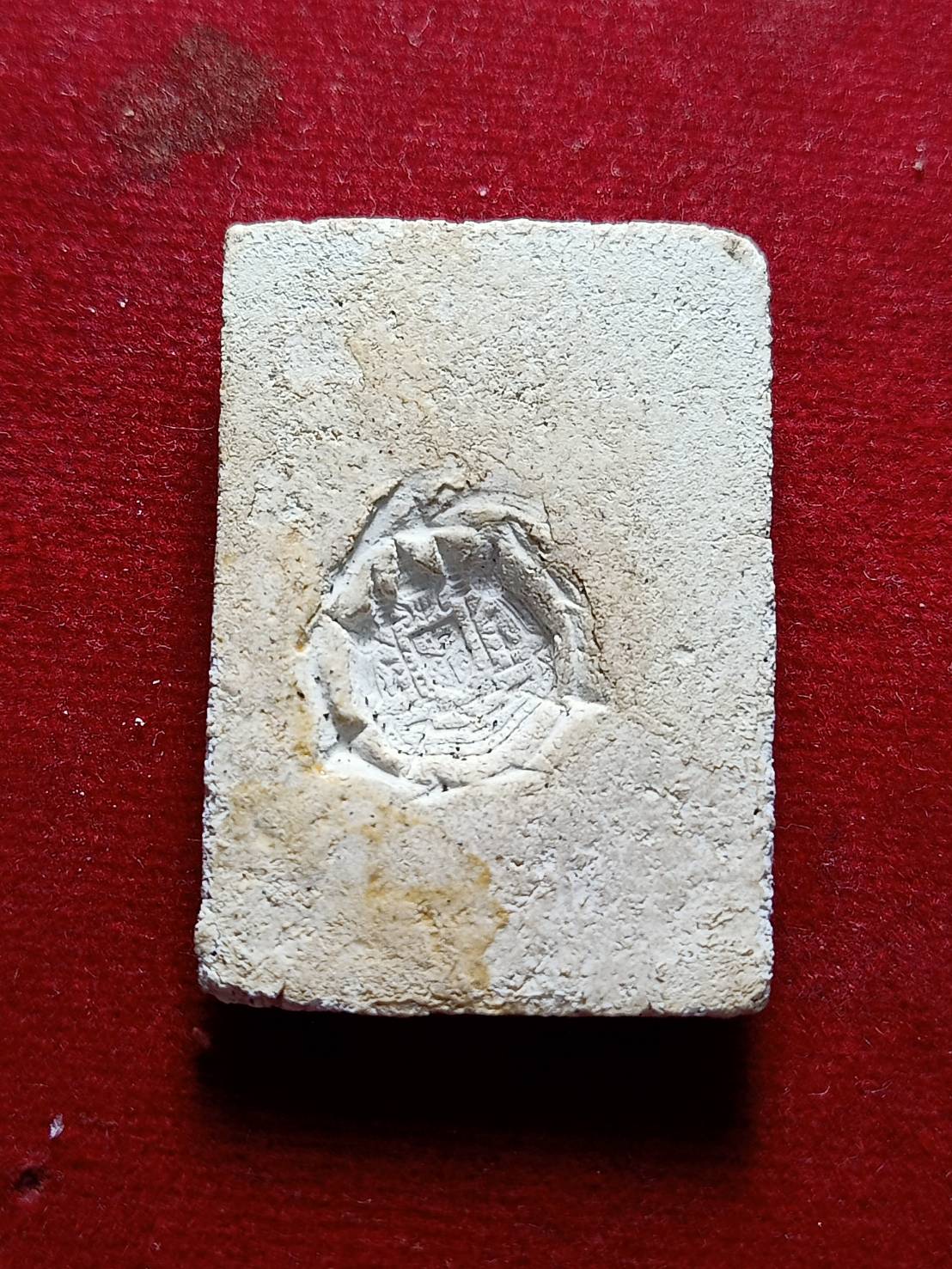 พระสมเด็จหลังตราโล่ตำรวจ(ตราแผ่นดิน) วัดอรุณราชวราราม (วัดแจ้ง) กทม. ปี 2509 ผสมผงวัดระฆัง (SKU-05241)