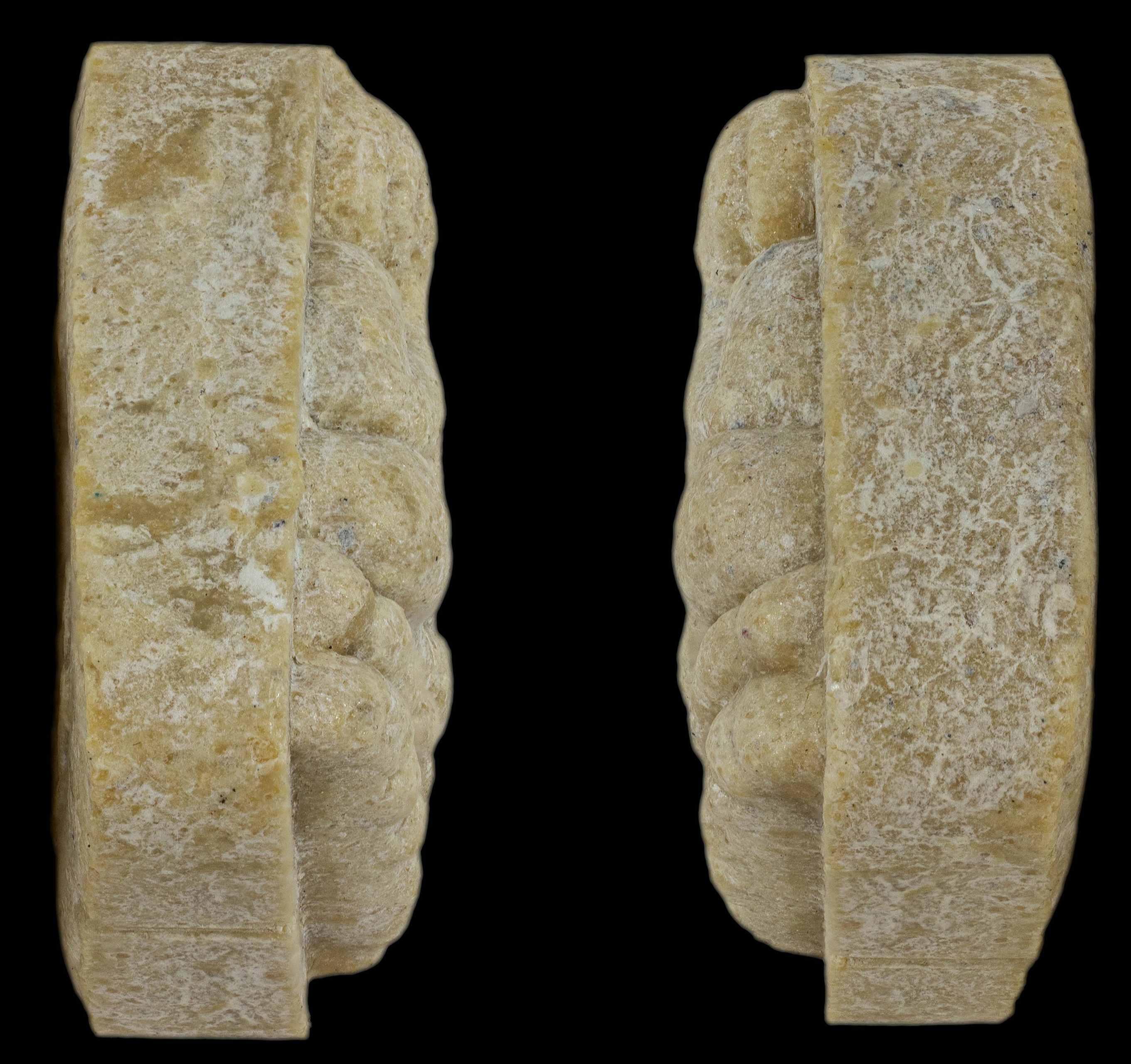 พระปิดตาหลวงพ่อกวย วัดโฆสิตาราม ปี 2515 เนื้อผงน้ำมัน พิมพ์หลังยันต์ครู