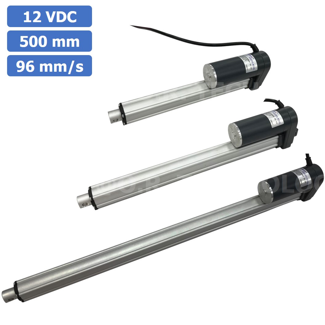 ZGB800F มอเตอร์ก้านชัก ระยะชัก 500mm 96mm/s 12VDC 200N Electric Linear Actuator Putter DC Stroke Length 500mm ZHENGKE พัตเตอร์ไฟฟ้า