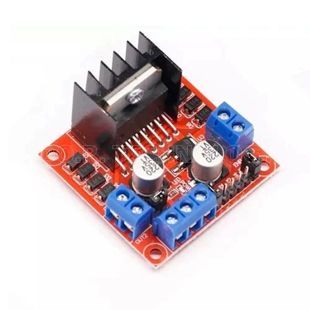 (1ชิ้น) AA034 โมดูลขับมอเตอร์ สเต็ปเปอร์มอเตอร์ บอร์ดไดรเวอร์ L298N 5V Motor Driver Board Red