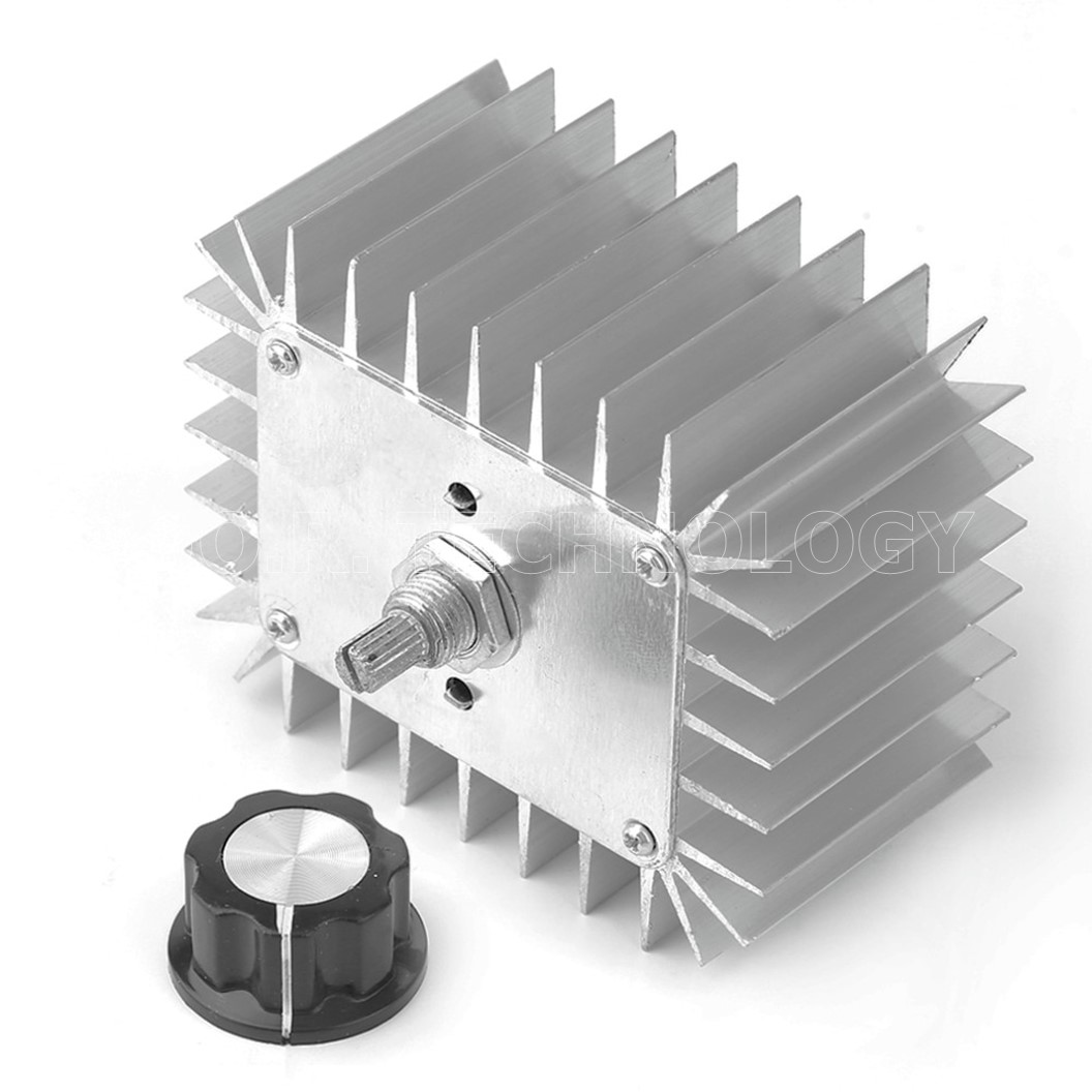 (1ชิ้น) NA448 ไทริสเตอร์ แผงควบคุมความเร็ว แสง อุณหภูมิ โมดูลควบคุมแรงดันไฟฟ้า ตัวปรับลดความเร็วสำหรับมอเตอร์ Thyristor Voltage Regulator, Adjust Light Speed Temperature 5000W 220VAC to 0-220VAC