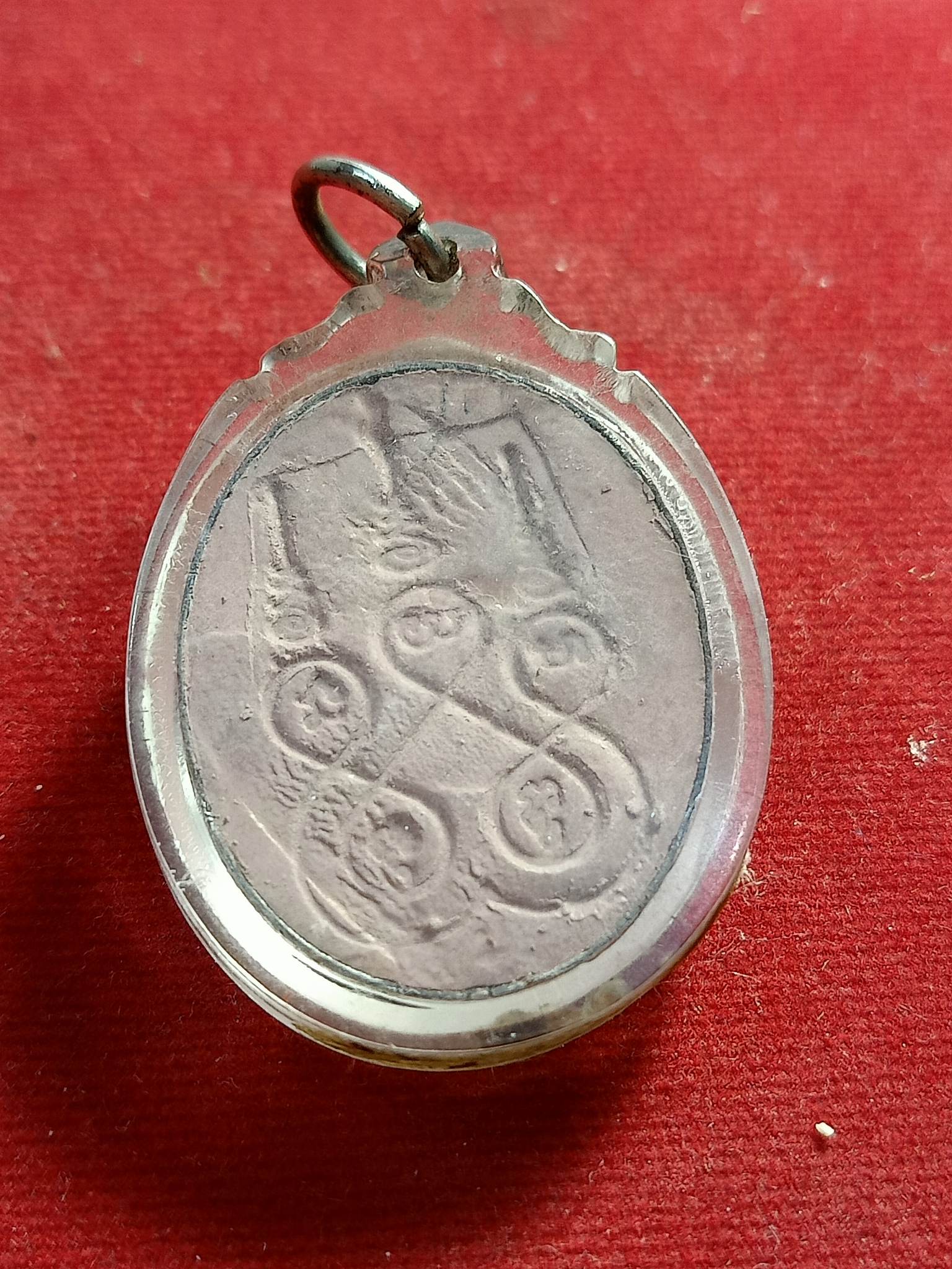 หลวงปู่หมุน อายุ105ปีรุ่นเสาร์5 บูชาครู หลังเนื้อผง วัดบ้านจาน ศรีสะเกษ (SKU-01436)