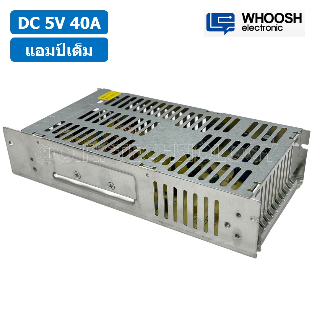 (1ชิ้น) HX-200A-5 5VDC 40A สวิตชิ่งเพาเวอร์ซัพพลาย แหล่งจ่ายไฟ ตัวแปลงไฟ Switching Power Supply WHOOSH ELECTRONIC