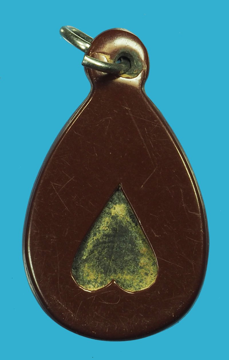 ขายแล้ว*40474 พระพิมพ์สมาธิ เนื้อดินเก่าพอมีอายุ เลี่ยมพลาสติกเก่าวินเทจ ไม่ทราบที่ 3