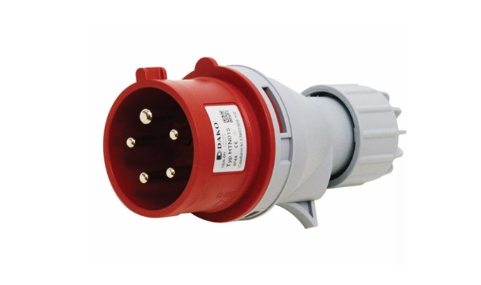 "DAKO"HTN015 ปลั๊กตัวผู้กลางทาง 3P+N+E 16A 400V IP44 6h