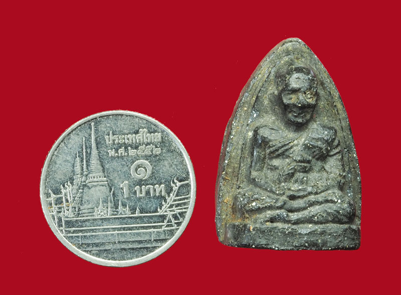 *31194 พระเกจิเนื้อดินผสมผง เก่าไม่ทราบที่และปีสร้าง 9.1