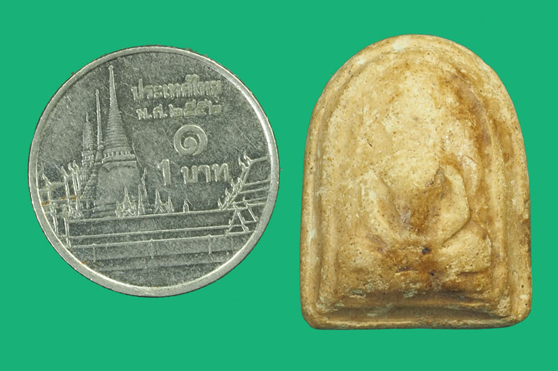 *35681 พระพิมพ์ซุ้มกอ เนื้อผงน้ำมัน เก่าไม่ทราบที่และปีสร้าง 13