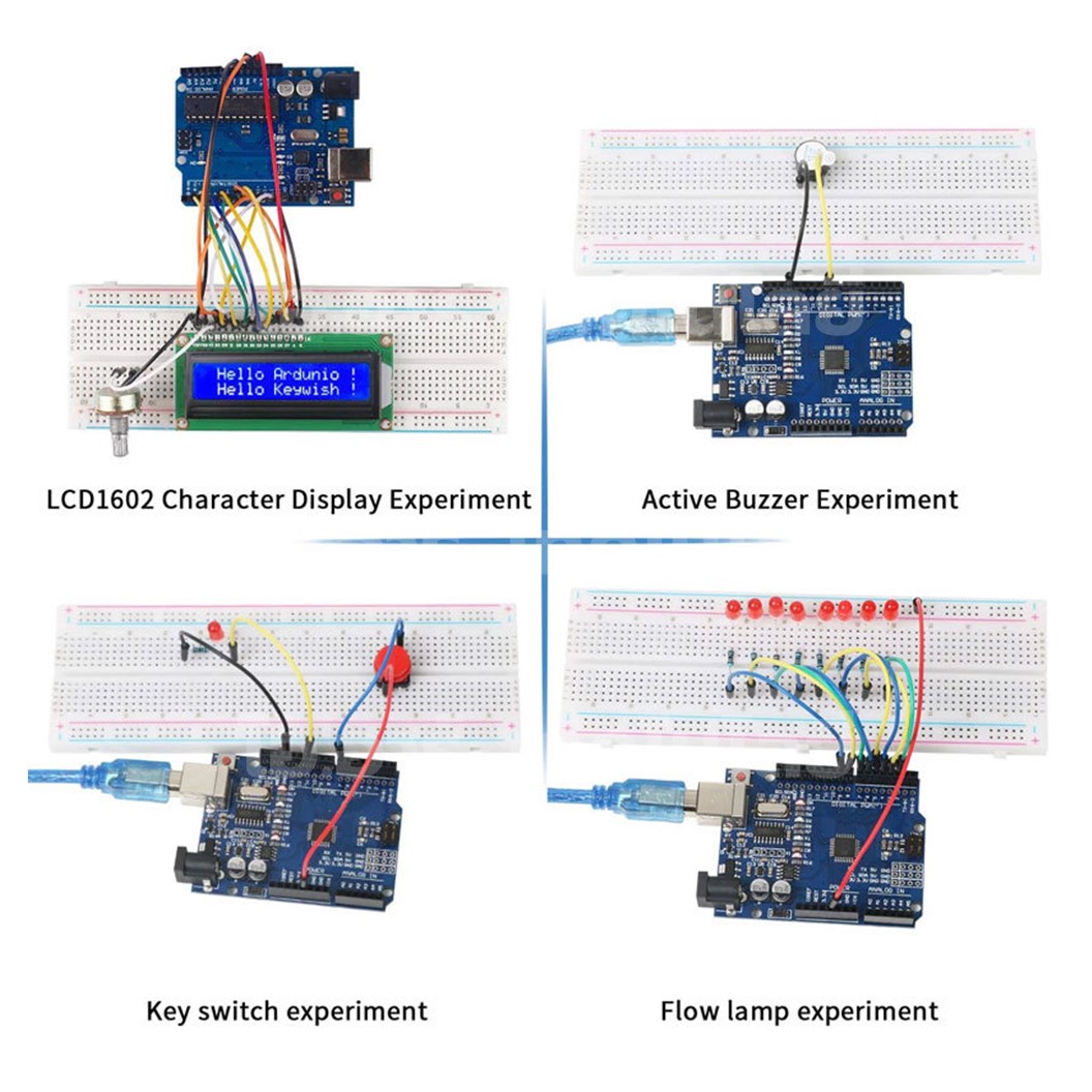 CAE-001 ชุดเรียนรู้ Arduino UNO R3 SMD Chip Learning kit Project Starter Kit ชุดเริ่มต้นเรียนรู้อาร์ดูโน่ RFID Learning kit