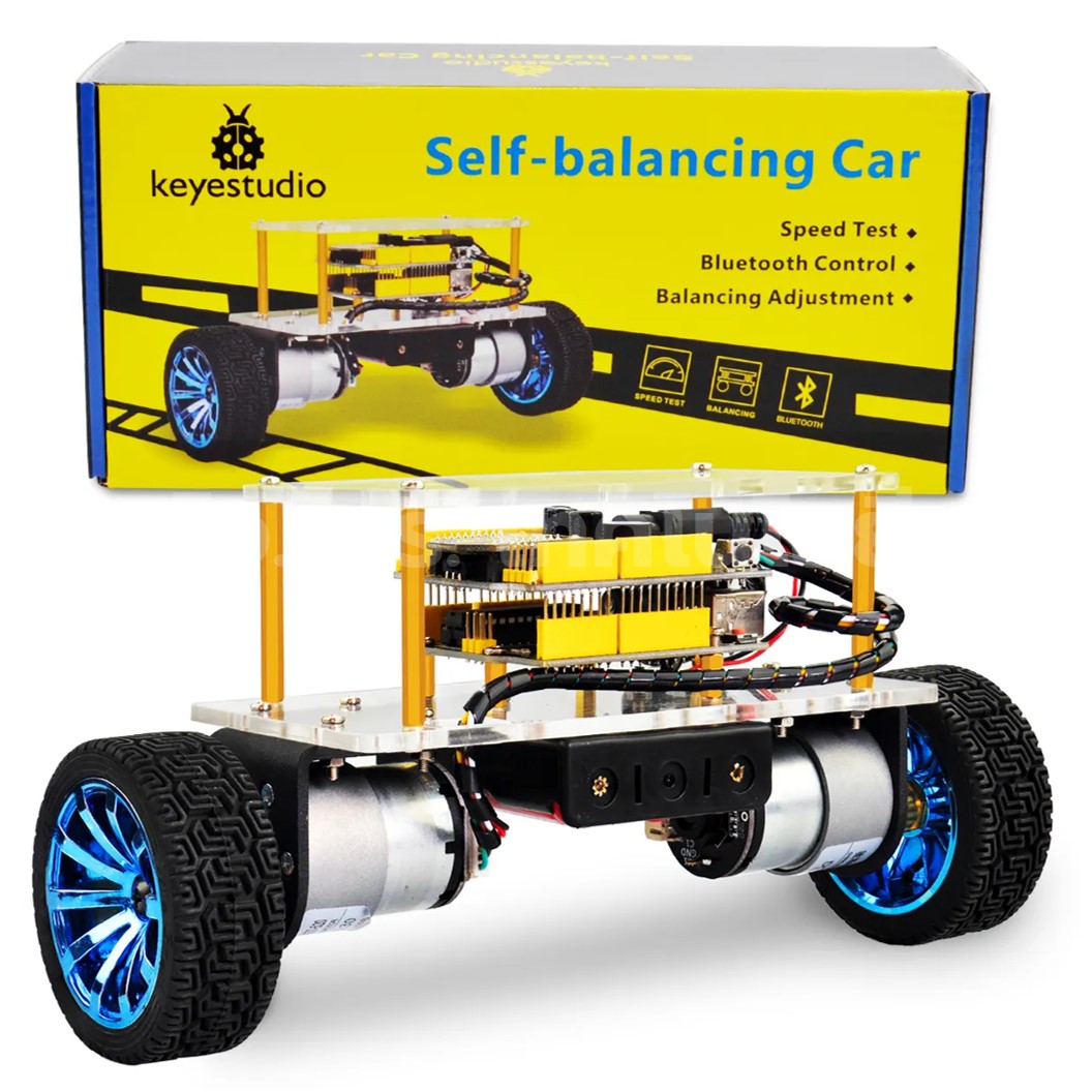 KEYESTUDIO KS0193 Self-Balancing Robot Car Kit For Arduino ชุดหุ่นยนต์ทรงตัวอัตโนมัติ บาลานซ์โรบอท Balancing Robot