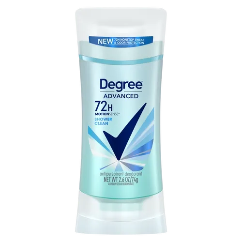 Degree Women Deodorant Advanced Motion sense 74 g กลิ่น Shower Clean ระงับกลิ่นกาย 72 ช.ม หอม สดชื่น ไม่เหนอะหนะ แห้งสบายตลอดวัน