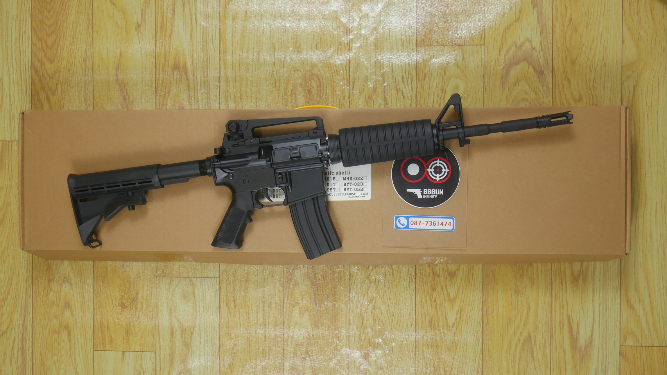 บีบีกันไฟฟ้า Double Bell 061A M4A1 BB GUN