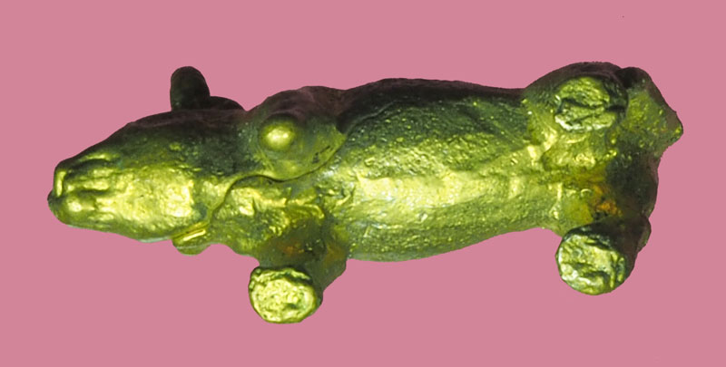 *38573 วัวธนู เนื้อทองเหลืองไม่ทราบที่และปีสร้าง 12