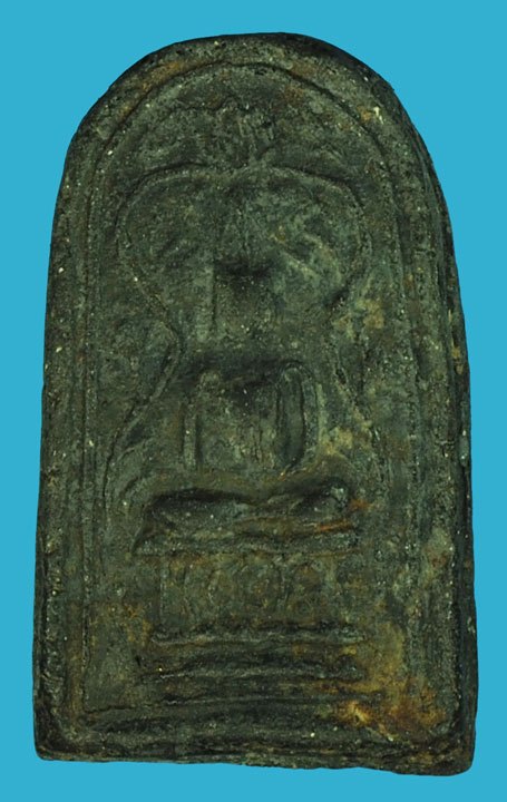 *37461 พระซุ้มเถาวัลย์ กรุวัดชนะสงคราม กรุงเทพ เนื้อดินผสมผง 9.1