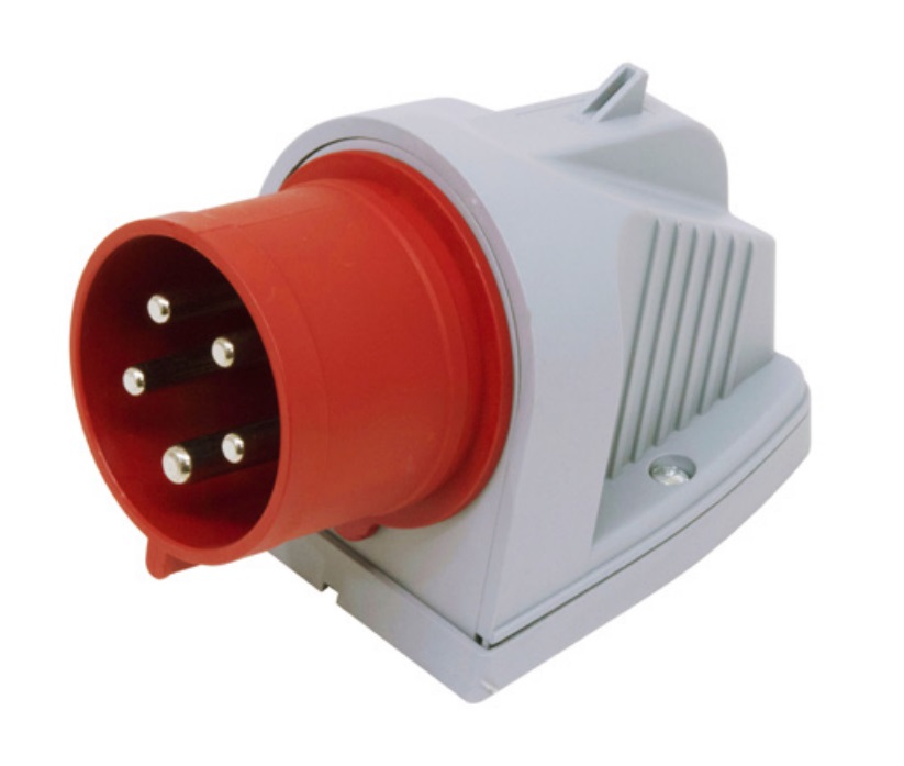 HTB725 ปลั๊กตัวผู้ติดลอยกลับเฟส 3P+E+N 32A 400V IP44 6h"DAKO"