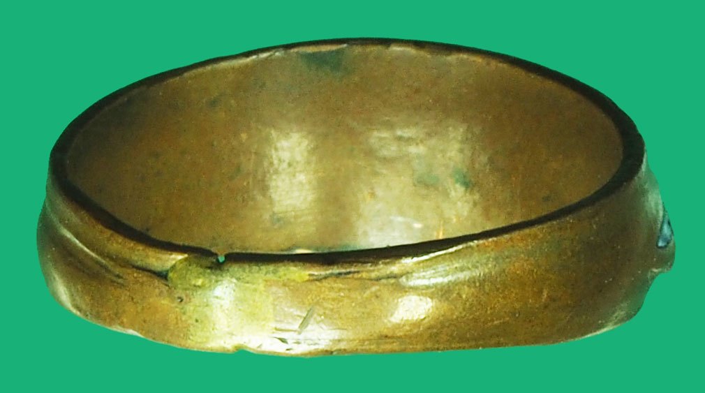 *39204 แหวนลงยาลายธงชาติ หลวงพ่อจง วัดหน้าต่างนอก อยุธยา 12