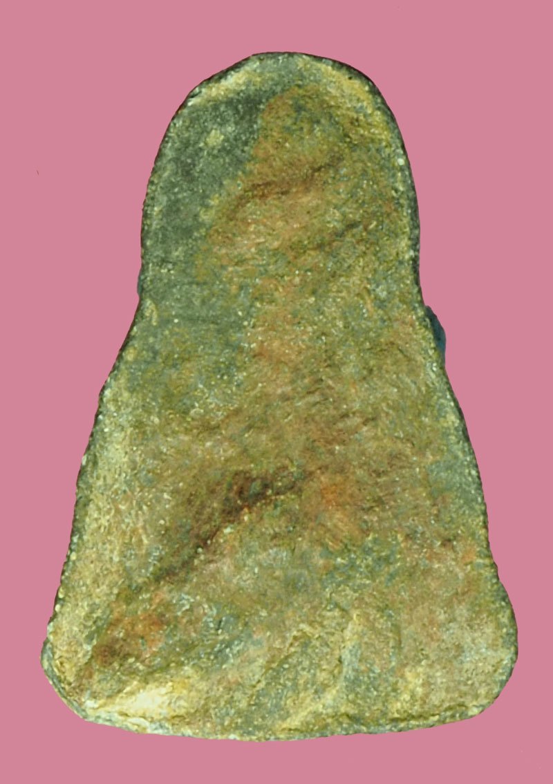 *40165 พระกรุท่ากระดานน้อยกรุท่าเสา กาญจนบุรี เนื้อชินตะกั่วสนิมแดงเก่าแห้ง 13