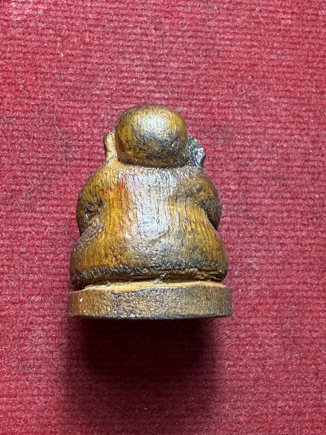 พระปิดตาไม้แกะ ไม่ทราบที่ (SKU-13334)