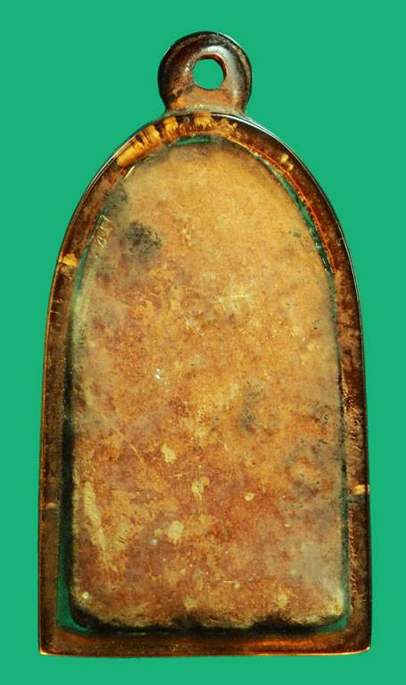 *36715 พระเนื้อดิน เจ้าของเดิมบอกเป็นของหลวงพ่อกวย วัดโฆษิตราราม ชัยนาท เลี่ยมพลาสติกเก่าวินเทจ 9.1